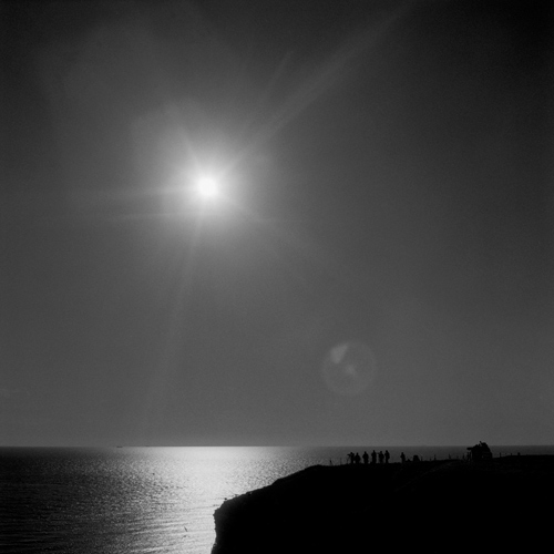 Sunset over the horizon,Helgoland